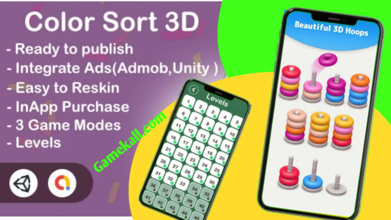 COLOUR Sort 3D is casual 3D puzzle game. Sort the colour balls