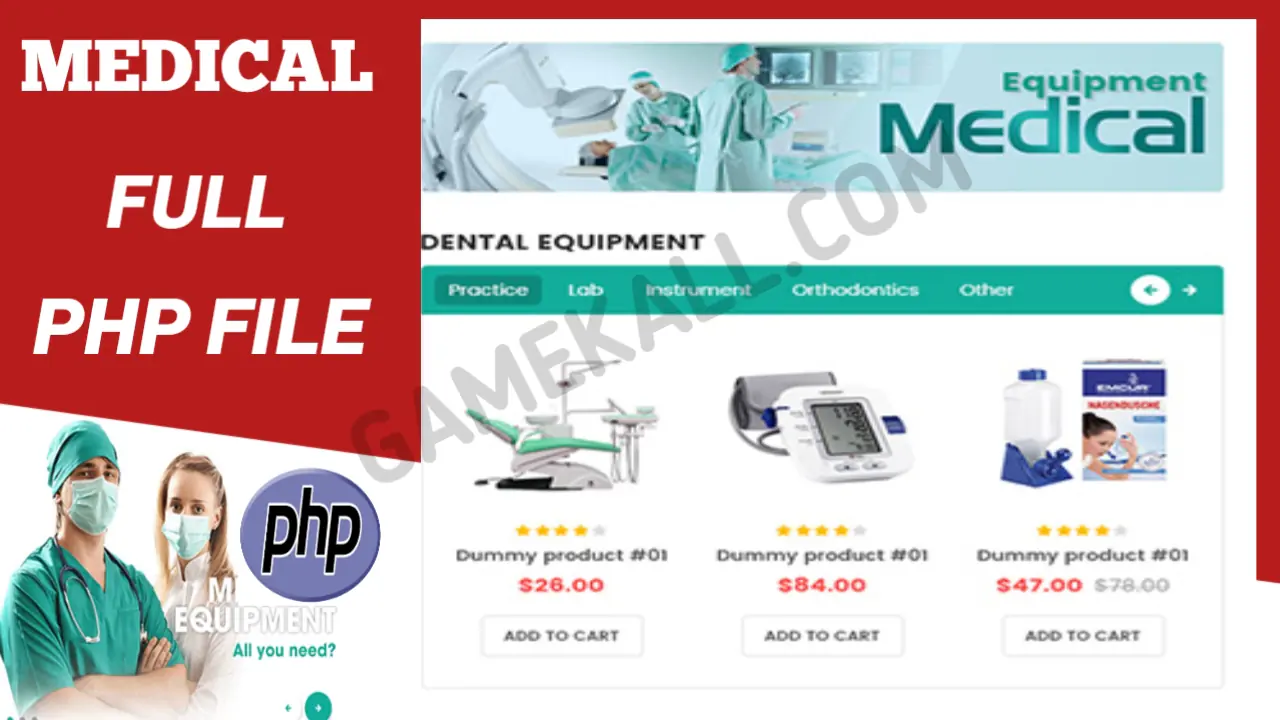 Medical online store source code