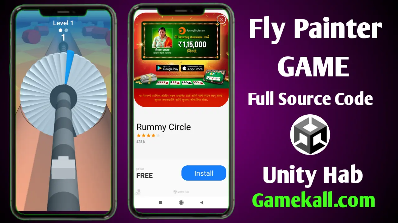 Fly Painter Game full  unity code